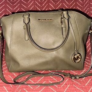 Olive green Michael Kors satchel